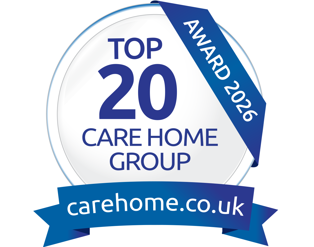Award 2026 - Top 20 care home group carehome.co.uk